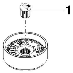 Dornbracht Griff ohne Designelement, Messing/Messing gebürstet, 90184029101-... DORNBRACHT-90184029101-38 4029011928734 (Abb. 1)