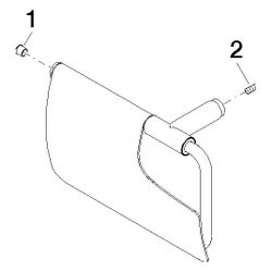 Dornbracht Halter für Papierrollenhalter, 280x175x67mm, Chrom, 90184051600-0... DORNBRACHT-90184051600-00 4029011716362 (Abb. 1)