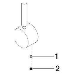 Dornbracht Griff, 52x35x117mm, Chrom gebürstet, 90206600700-93... DORNBRACHT-90206600700-93 4029011945601 (Abb. 1)