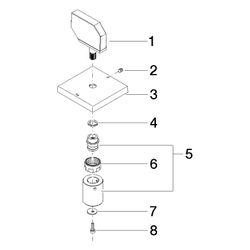 Dornbracht Zubehör, Chrom, 90207006294-00... DORNBRACHT-90207006294-00 4029011941955 (Abb. 1)