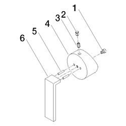 Dornbracht Griff für xStream, Chrom, 90207805500-00... DORNBRACHT-90207805500-00 4029011425998 (Abb. 1)