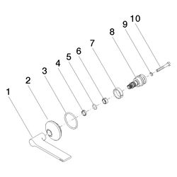 Dornbracht Griff für Brause- und Wannenarmatur, 113x68x60mm, Chrom, 90208001... DORNBRACHT-90208001201-00 4029011747663 (Abb. 1)