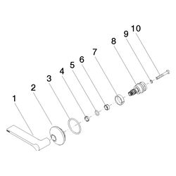 Dornbracht Griff für Brause- und Wannenarmatur, 113x68x60mm, Chrom, 90208001... DORNBRACHT-90208001301-00 4029011747694 (Abb. 1)
