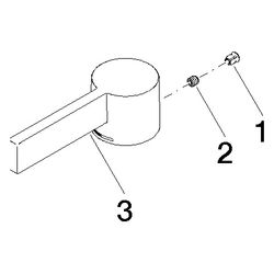 Dornbracht Griff, 35x40x110mm, Chrom, 90208700400-00... DORNBRACHT-90208700400-00 4029011669095 (Abb. 1)