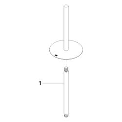 Dornbracht Bürstengriff, Champagne 22kt Gold, 90209750501-47... DORNBRACHT-90209750501-47 4029011704543 (Abb. 1)
