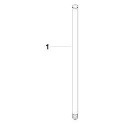 Dornbracht Bürstengriff, Platin, 90209750700-08... DORNBRACHT-90209750700-08 4029011489945 (Abb. 1)