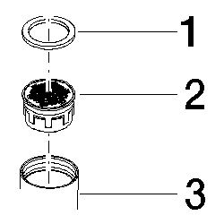 Dornbracht Luftsprudler 7l/min, Chrom, 90230100405-00... DORNBRACHT-90230100405-00 4029011553899 (Abb. 1)