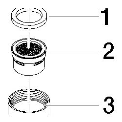Dornbracht Luftsprudler, M28x1-IG Durchflussklasse C, Chrom, 90230100700-00... DORNBRACHT-90230100700-00 4029011467592 (Abb. 1)