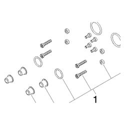 Dornbracht Dichtungssatz für e-VALVE, 9023010710090... DORNBRACHT-9023010710090 4029011632853 (Abb. 1)
