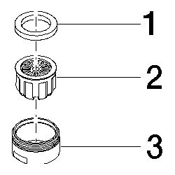Dornbracht Luftsprudler für Niederdruck, M24x1-AG, Platin gebürstet, 9023011... DORNBRACHT-90230111810-06 4029011506093 (Abb. 1)