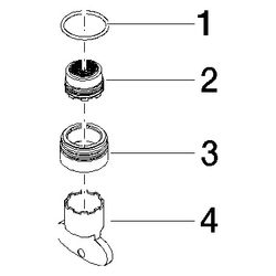 Dornbracht Luftsprudler, M22x1-AG 3,8l/min, Chrom, 90230116102-00... DORNBRACHT-90230116102-00 4029011715372 (Abb. 1)