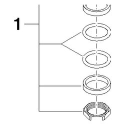 Dornbracht Befestigung Verteiler, 1/2" und 3/4", 9023100120090... DORNBRACHT-9023100120090 4029011428845 (Abb. 1)