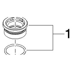 Dornbracht Befestigung Mutter, 32x15,5x32mm, 9023100660090... DORNBRACHT-9023100660090 4029011646553 (Abb. 1)