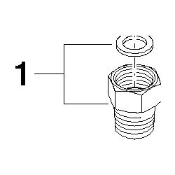 Dornbracht Nippel, 28x31x24mm, 9024030110090... DORNBRACHT-9024030110090 4029011428852 (Abb. 1)