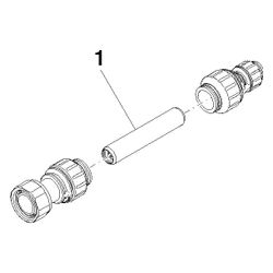 Dornbracht Aufschraubverbinder für Aquacircle, 32x140mm, 9024043460190... DORNBRACHT-9024043460190 4029011820151 (Abb. 1)