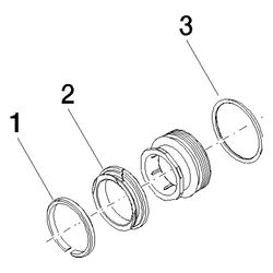 Dornbracht Verschraubung, 57x24mm, 9024045370090... DORNBRACHT-9024045370090 4029011838323 (Abb. 1)