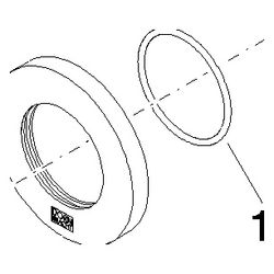 Dornbracht Rosette, 78x45,7x9mm, Chrom, 90276600900-00... DORNBRACHT-90276600900-00 4029011879265 (Abb. 1)