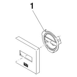 Dornbracht Abdeckung, 60x60x9mm, Platin, 90277803500-08... DORNBRACHT-90277803500-08 4029011694899 (Abb. 1)