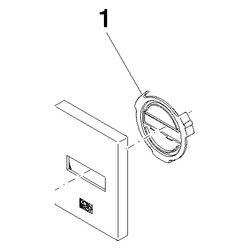 Dornbracht Abdeckung, 80x60x9mm, Platin, 90277803800-08... DORNBRACHT-90277803800-08 4029011694929 (Abb. 1)