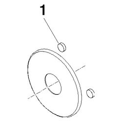 Dornbracht Abdeckung, 85x3mm, Platin gebürstet, 90279700700-06... DORNBRACHT-90279700700-06 4029011429361 (Abb. 1)