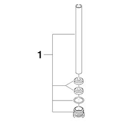 Dornbracht Umrüstsatz für Umstellung, 19x40mm, 9028220100090... DORNBRACHT-9028220100090 4029011431258 (Abb. 1)