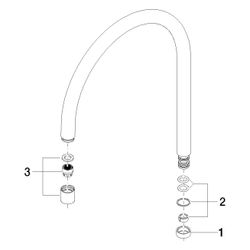 Dornbracht Auslauf, 319x260x25mm, 7l/min, Platin, 90282204902-08... DORNBRACHT-90282204902-08 4029011906398 (Abb. 1)