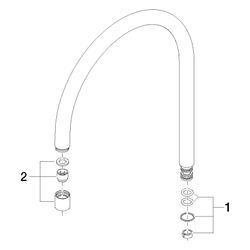 Dornbracht Auslauf für Niederdruck Ersatzteile 90282204928 319x260x25mm chro... DORNBRACHT-90282204928-00 4029011414633 (Abb. 1)