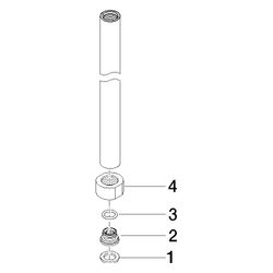 Dornbracht Rohr, 830mm, Platin gebürstet, 90282209600-06... DORNBRACHT-90282209600-06 4029011615146 (Abb. 1)