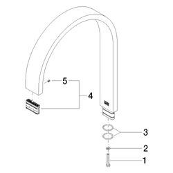 Dornbracht Auslauf, 200x35x11mm, Chrom, 90282215100-00... DORNBRACHT-90282215100-00 4029011482380 (Abb. 1)