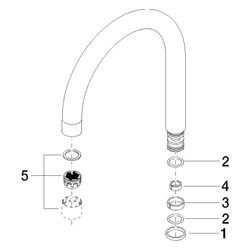 Dornbracht Auslauf, D 23x172mm 4,54l/min, 90282216203-00... DORNBRACHT-90282216203-00 4029011662492 (Abb. 1)