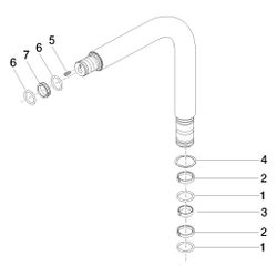 Dornbracht Auslauf, 228x231x30mm, Chrom, 90282218500-00... DORNBRACHT-90282218500-00 4029011466700 (Abb. 1)