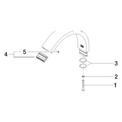 Dornbracht Auslauf Ersatzteile 90282220100 155x128x35mm chrom... DORNBRACHT-90282220100-00 4029011492020 (Abb. 1)