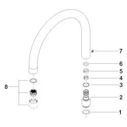 Dornbracht Auslauf, 220mm, 27-30l/min, Chrom, 90282222200-00... DORNBRACHT-90282222200-00 4029011535314 (Abb. 1)