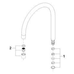 Dornbracht Auslauf, 200mm, 4,5l/min, Chrom, 90282222502-00... DORNBRACHT-90282222502-00 4029011663130 (Abb. 1)