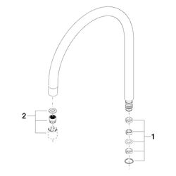 Dornbracht Auslauf, 235mm, 7l/min, Chrom, 90282222601-00... DORNBRACHT-90282222601-00 4029011555183 (Abb. 1)