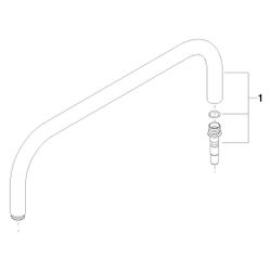 Dornbracht Rohr eckig Ersatzteile 90282222801 32x204x481mm chrom... DORNBRACHT-90282222801-00 4029011549465 (Abb. 1)