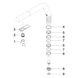 Dornbracht Auslauf, 245x173x28mm, Platin gebürstet, 90282225900-06... DORNBRACHT-90282225900-06 4029011679575 (Abb. 1)