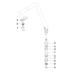 Dornbracht Auslauf, 35x372x306mm, Platin matt, 90282226200-06... DORNBRACHT-90282226200-06 4029011679636 (Abb. 1)