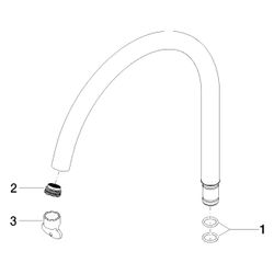 Dornbracht Wannen-Standauslauf, 304mm, 25,2l/min, Chrom, 90282232701-00... DORNBRACHT-90282232701-00 4029011833922 (Abb. 1)
