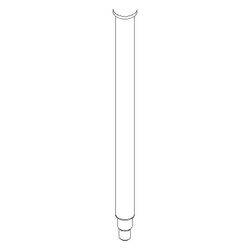Dornbracht Bürstengriff, 25x296mm, Messing, 90282253804-09... DORNBRACHT-90282253804-09 4029011455469 (Abb. 1)