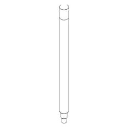 Dornbracht Bürstengriff Ersatzteile 90282253820 22x323mm chrom... DORNBRACHT-90282253820-00 4029011404047 (Abb. 1)