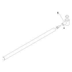 Dornbracht Halter Ersatzteile 90282254001 18x400mm chrom... DORNBRACHT-90282254001-00 4029011401572 (Abb. 1)