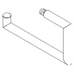 Dornbracht Halter, 150x80x13mm, Chrom, 90282262600-00... DORNBRACHT-90282262600-00 4029011426087 (Abb. 1)