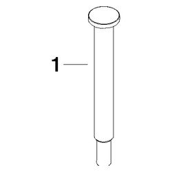 Dornbracht Halter, 36x155,5mm, Platin matt, 90282265000-06... DORNBRACHT-90282265000-06 4029011690730 (Abb. 1)