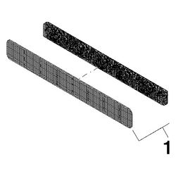Dornbracht Siebeinsatz für WaterFall, 158,6x20,70x0,8mm, 9029300400090... DORNBRACHT-9029300400090 4029011494628 (Abb. 1)