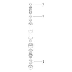 Dornbracht Anschluss-Schaft Mittelstück, 42x178,5mm, Chrom, 90300100701-00... DORNBRACHT-90300100701-00 4029011498411 (Abb. 1)