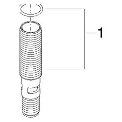 Dornbracht Anschluss, 28x126mm, 9030010330090... DORNBRACHT-9030010330090 4029011646379 (Abb. 1)