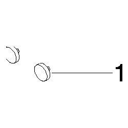 Dornbracht Abdeckung für Schraube, 12x8mm, Chrom, 90303052000-00... DORNBRACHT-90303052000-00 4029011646164 (Abb. 1)