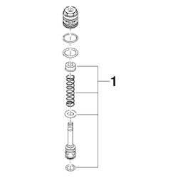 Dornbracht Umstellung Ersatzteile 90310903200 20x50mm platin matt... DORNBRACHT-90310903200-06 4029011506109 (Abb. 1)