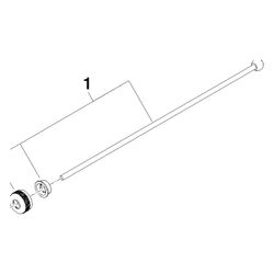 Dornbracht Kugelstange für Ablaufgarnitur, Chrom, 90310904401-00... DORNBRACHT-90310904401-00 4029011429095 (Abb. 1)